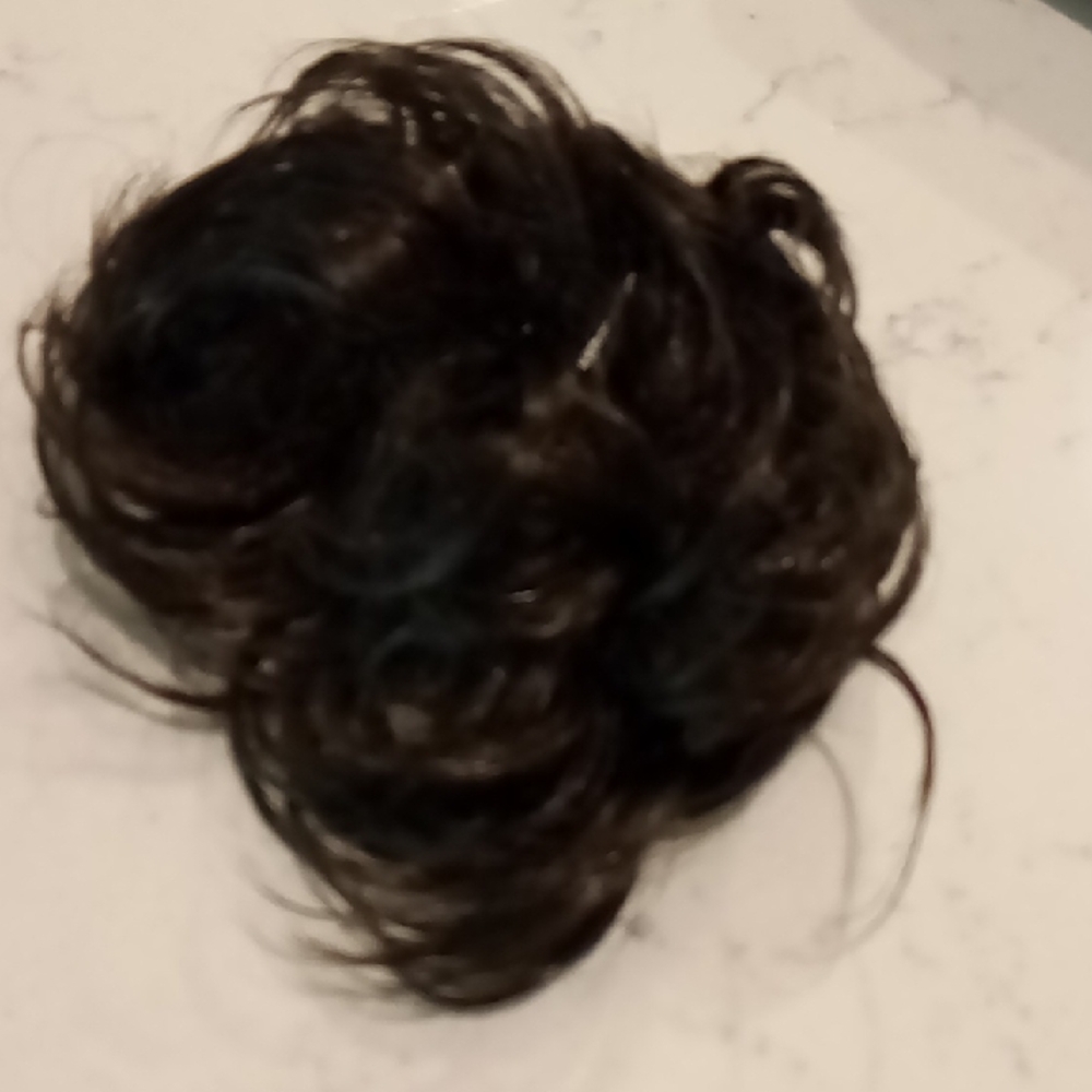 Free w/over $10 Purchase Dark Brown Fake Hair Bun NWT